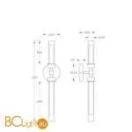 Бра Maytoni Stelo MOD116WL-L7BS3K - Фото 1