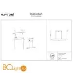 Подвесной светильник Maytoni Step 4000K 1x30Вт 120° P010PL-L30W4K - Фото 1