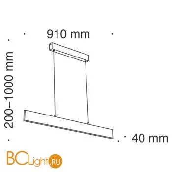 Подвесной светильник Maytoni Step 3000K 1x23Вт 120° P010PL-L23G3K - Фото 2