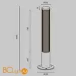 Ландшафтный светильник Maytoni Ster O467FL-L50B3K - Фото 6