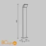 Садово-парковый фонарь Maytoni Stock O446FL-L7GF3K - Фото 4