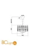 Подвесной светильник Maytoni Suite MOD122PL-03BS - Фото 1