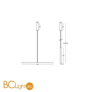 Подвесной светильник Maytoni Supersymmetry P096PL-L11BK1 - Фото 1