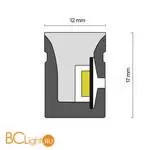 Гибкий неон 17x12 24В 17,8Вт/м RGB SPI IP67 5м - Фото 6