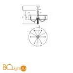 Подвесной светильник Maytoni Talento DIA008PL-06CH - Фото 1