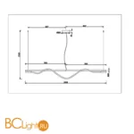 Подвесной светильник Maytoni Tau MOD166PL-L20G3K - Фото 2