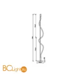 Напольный светильник Maytoni Tau MOD166FL-L15B3K - Фото 4