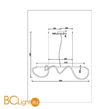 Подвесной светильник Maytoni Tau MOD166PL-L30G3K - Фото 2
