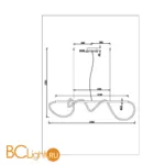 Подвесной светильник Maytoni Tau MOD166PL-L30G3K - Фото 2