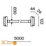 Трековый подвесной светильник Maytoni Tau Exility 4000K 100Вт 360° TR101-2-100W4K-B - Фото 1