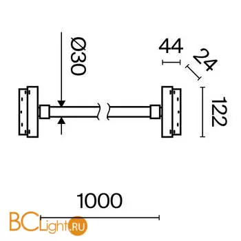 Трековый подвесной светильник Maytoni Tau Exility 4000K 20Вт 360° TR101-2-20W4K-B - Фото 1