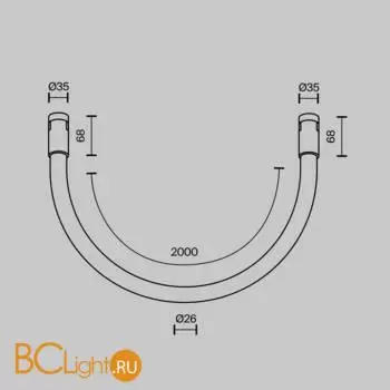 Трековый светильник Maytoni Tau TR154-1-27W3K-B - Фото 7