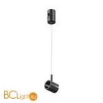 Коннектор с тросовым подвесом Tau в шинопровод Flarity черный TRA154SW-1B