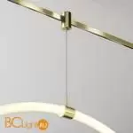 Коннектор с тросовым подвесом Tau в шинопровод Flarity латунь TRA154SW-1BS - Фото 0