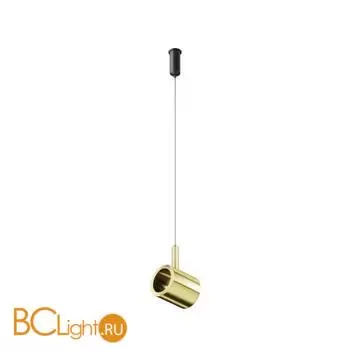 Потолочный коннектор с тросовым подвесом Tau в шинопровод Flarity латунь TRA154CSW-1BS