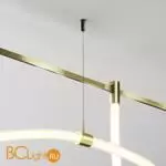 Потолочный коннектор с тросовым подвесом Tau в шинопровод Flarity латунь TRA154CSW-1BS - Фото 0