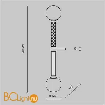 Бра Maytoni Teatro MOD287WL-02BS - Фото 0