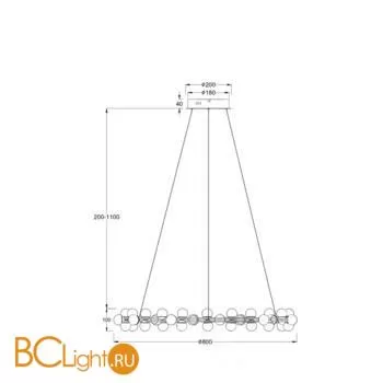Люстра Maytoni Tessara MOD081PL-L60G3K - Фото 1