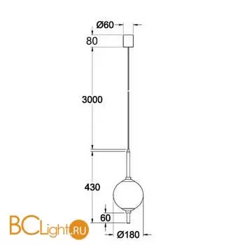 Подвесной светильник Maytoni The Sixth Sense Z020PL-L6B3K - Фото 6
