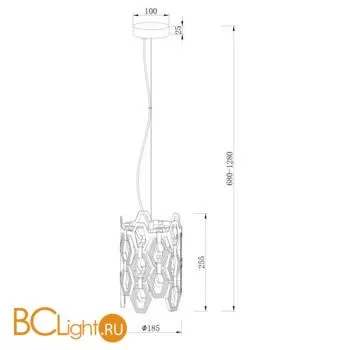 Подвесной светильник Maytoni Tissage MOD490PL-01G - Фото 0