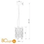 Подвесной светильник Maytoni Tissage MOD490PL-01G - Фото 0