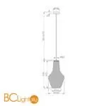 Подвесной светильник Maytoni P054PL-01B2 - Фото 4