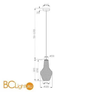 Подвесной светильник Maytoni Tommy P054PL-01B1 - Фото 4