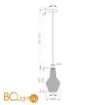 Подвесной светильник Maytoni Tommy P054PL-01B1 - Фото 4