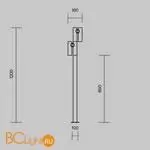 Ландшафтный светильник Maytoni Torq O494FL-L20B3K - Фото 8