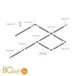 Шинопровод 2м Maytoni Unity накладной/подвесной черный TRX001-112B - Фото 1