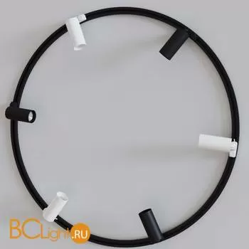 Шинопровод круглый ⌀1,2м Maytoni Unity накладной/подвесной черный TRX002-111B