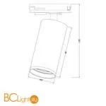 Трековый светильник Maytoni Focus S Unity GU10 10Вт TR020-1-GU10-W - Фото 1