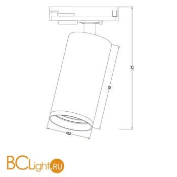 Трековый светильник Maytoni Focus S Unity GU10 10Вт TR020-1-GU10-B - Фото 1