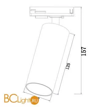 Трековый светильник Maytoni Focus Led Unity 3000K 12Вт 38° TR021-1-12B3K - Фото 4
