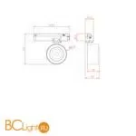 Трековый светильник Maytoni Track TR023-1-12W3K - Фото 4