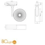 Трековый светильник Maytoni TR024-1-18B3K - Фото 1