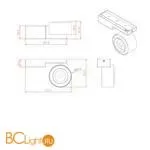 Накладной точечный LED светильник Maytoni Treo C062CL-L12B3K - Фото 3