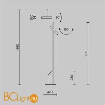 Торшер Maytoni Trust MOD460FL-L6BS3K - Фото 6