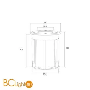 Встраиваемый светильник Maytoni O043DL-01S - Фото 4