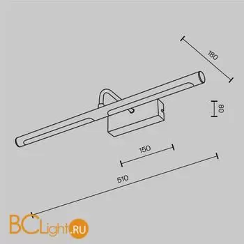 Подсветка для картин Maytoni Twinkle MIR266WL-L12BS3K - Фото 4