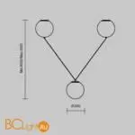 Подвесной светильник Maytoni Twins MOD427PL-L30B3K - Фото 1