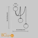 Подвесной светильник Maytoni Twins MOD427PL-L30B3K1 - Фото 1