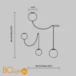 Подвесной светильник Maytoni Twins MOD427PL-L20B3K1 - Фото 2