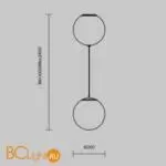 Подвесной светильник Maytoni Twins MOD427PL-L20B3K - Фото 3