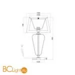 Настольная лампа Maytoni Verre Z005TL-01CH - Фото 1