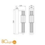 Бра Maytoni Verticale MOD308WL-L9GN3K - Фото 1