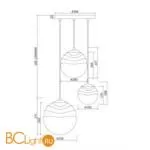 Подвесной светильник Maytoni P074PL-03N - Фото 2