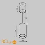 Подвесной светильник Maytoni Vol new P100PL-20W4K-W - Фото 8