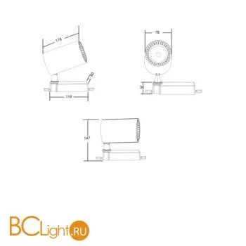 Трековый светильник Maytoni Vuoro Trinity 3000K 10Вт 24° TR029-3-10W3K-W - Фото 0