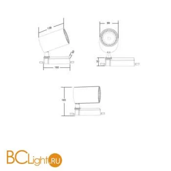 Трековый светильник Maytoni Vuoro Trinity 3000K 18Вт 24° TR029-3-20W3K-B - Фото 2